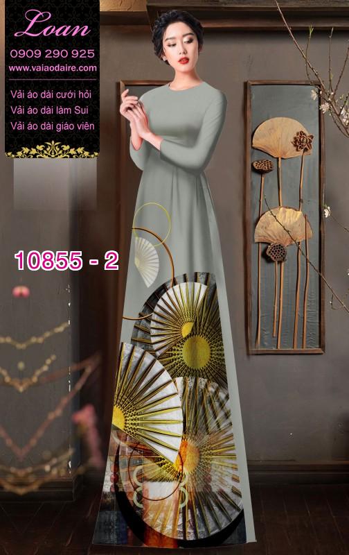Vải áo dài hình quạt