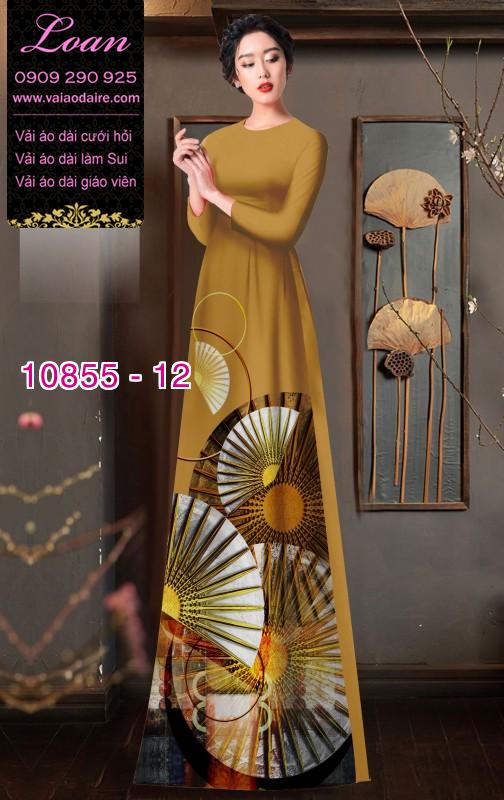 Vải áo dài hình quạt