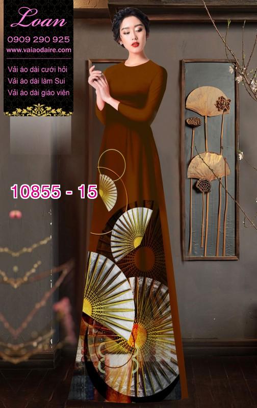 Vải áo dài hình quạt