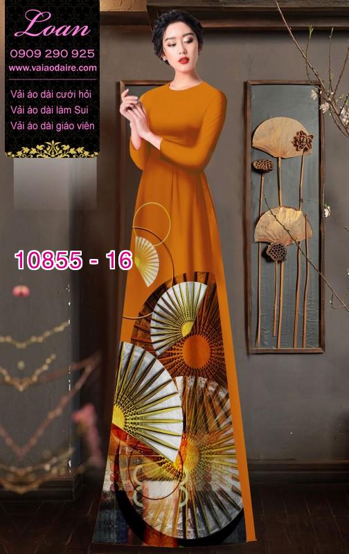 Vải áo dài hình quạt
