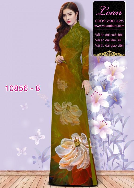 Vải áo dài hình quạt
