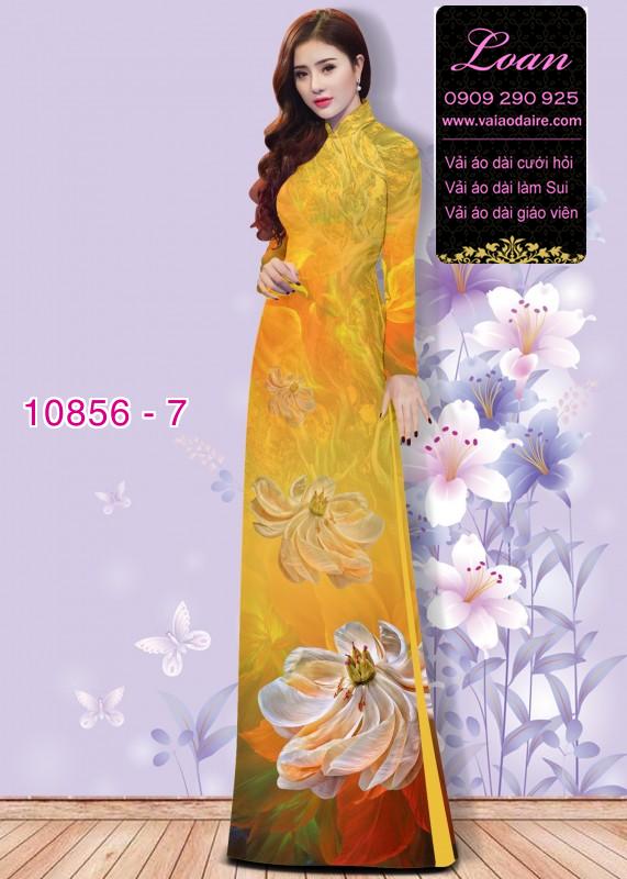 Vải áo dài hình quạt