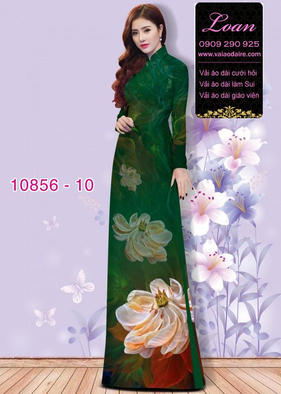 Vải áo dài hình quạt