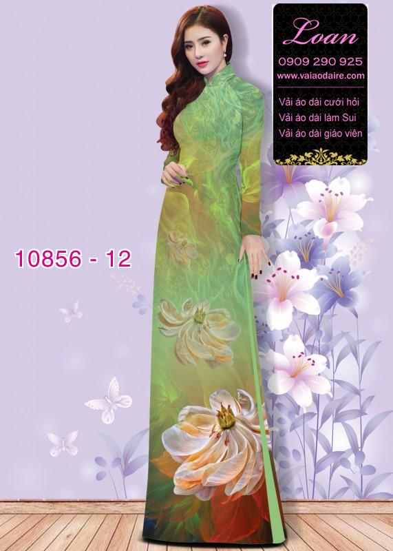 Vải áo dài hình quạt