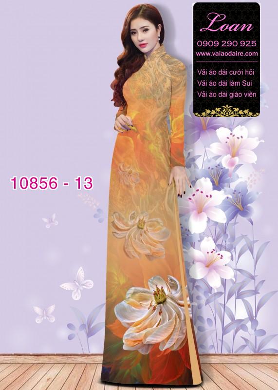 Vải áo dài hình quạt