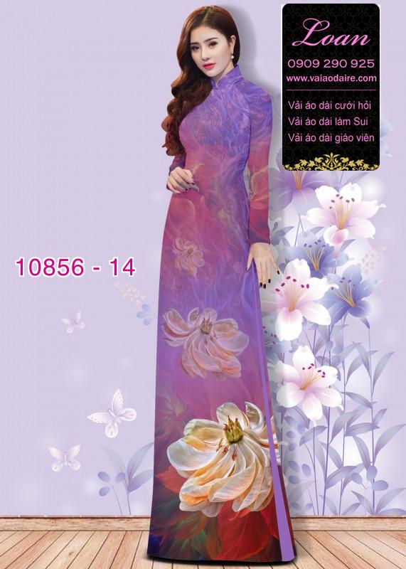 Vải áo dài hình quạt