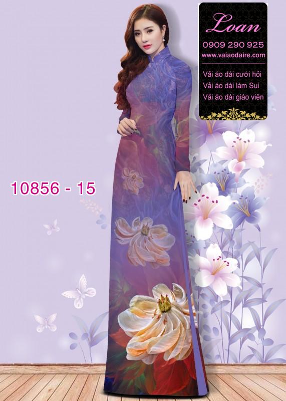Vải áo dài hình quạt