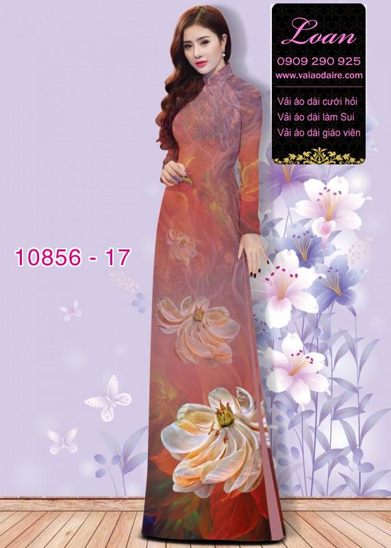 Vải áo dài hình quạt