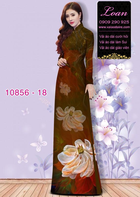 Vải áo dài hình quạt
