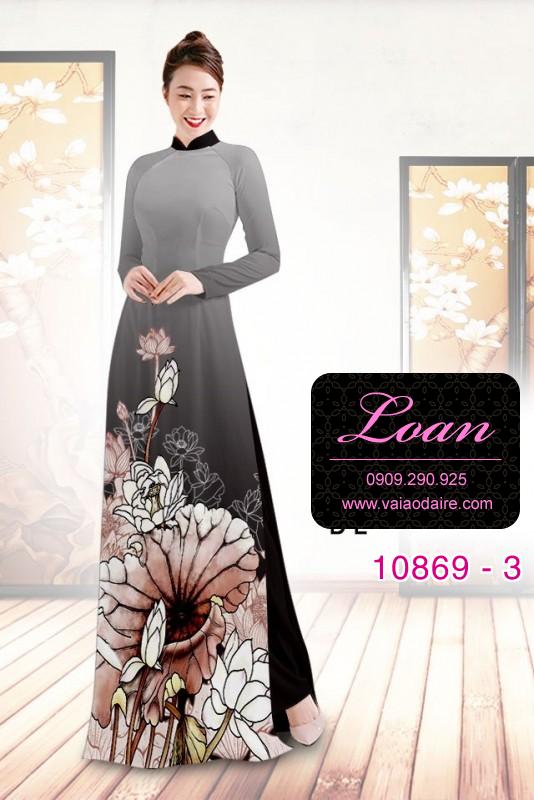 Vải áo dài hoa sen Vải áo dài hoa sen