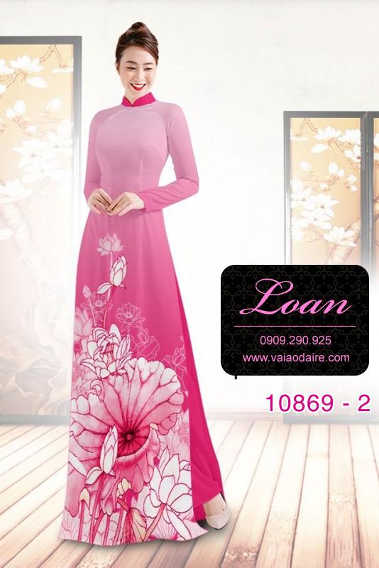 Vải áo dài hoa sen Vải áo dài hoa sen