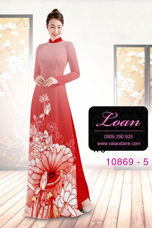 Vải áo dài hoa sen Vải áo dài hoa sen