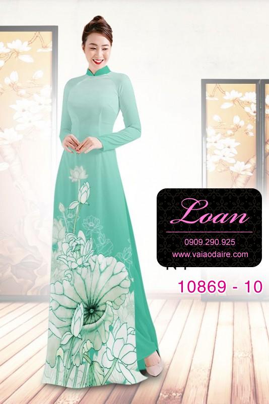 Vải áo dài hoa sen Vải áo dài hoa sen