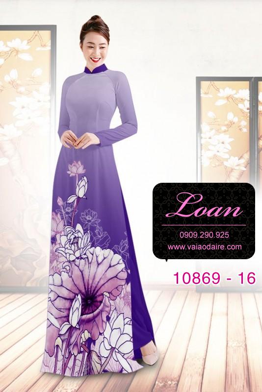 Vải áo dài hoa sen Vải áo dài hoa sen