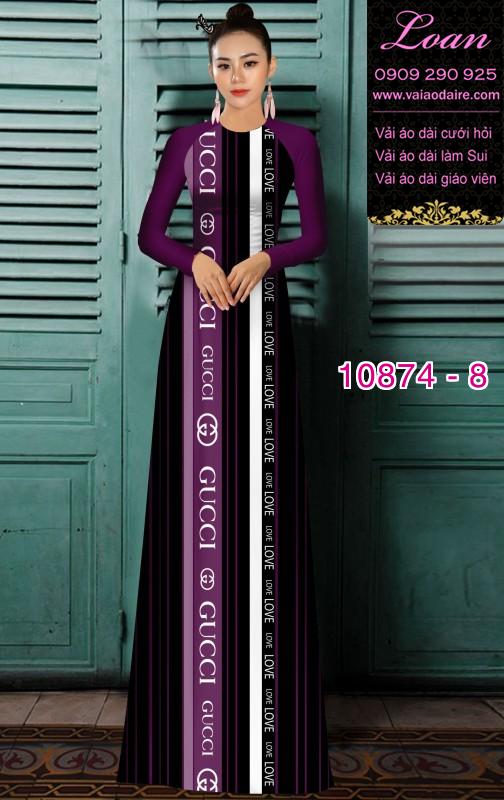 Vải áo dài chữ Gucci Vải áo dài chữ Gucci