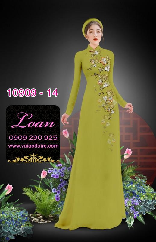 Vải áo dài hoa dây