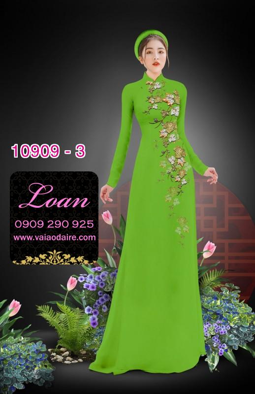 Vải áo dài hoa dây