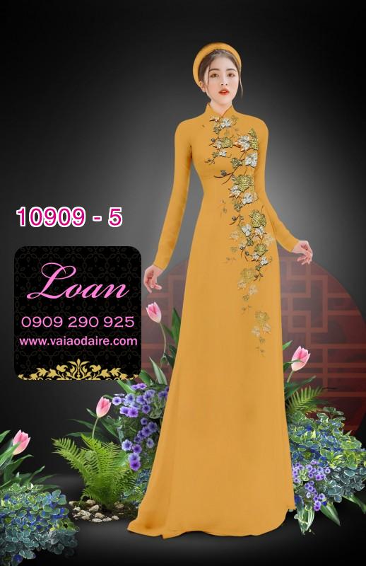 Vải áo dài hoa dây