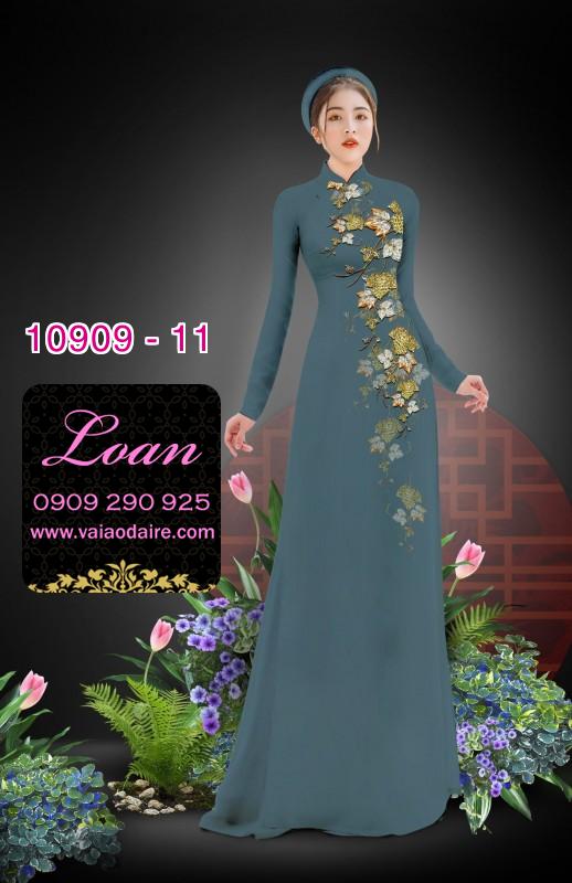 Vải áo dài hoa dây