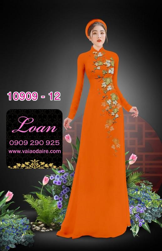 Vải áo dài hoa dây