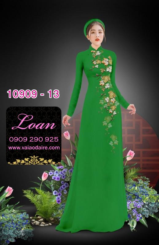 Vải áo dài hoa dây