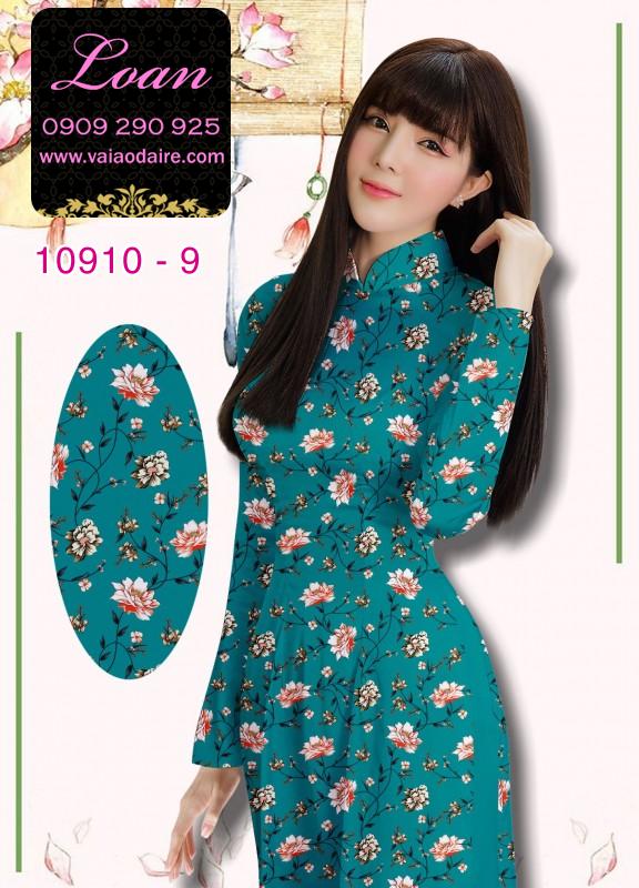 Vải áo dài hoa nhí