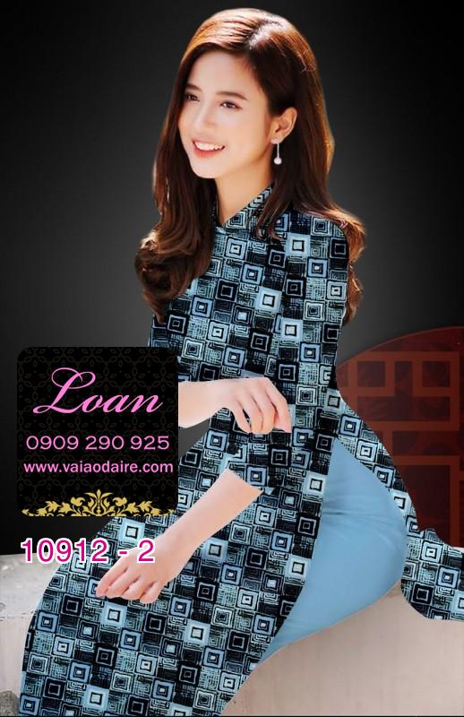 Vải áo dài hoa 3D