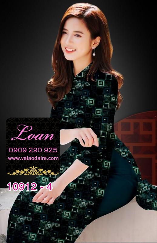 Vải áo dài hoa 3D