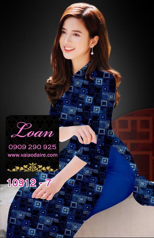 Vải áo dài hoa 3D