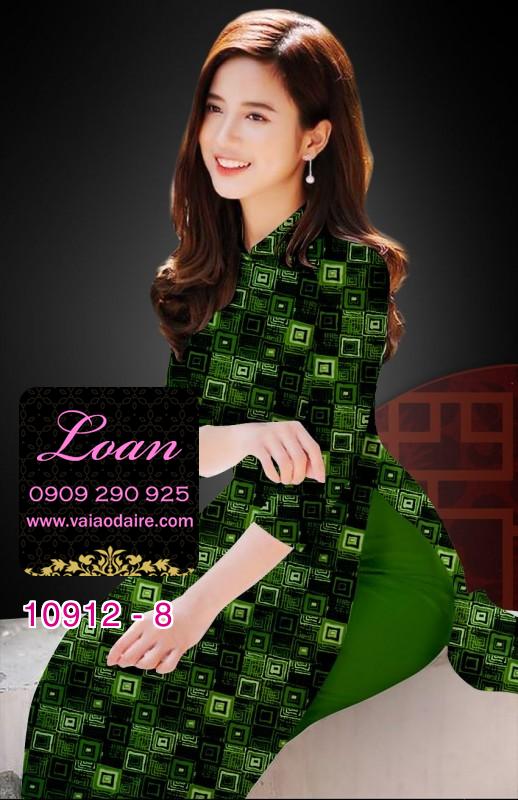Vải áo dài hoa 3D