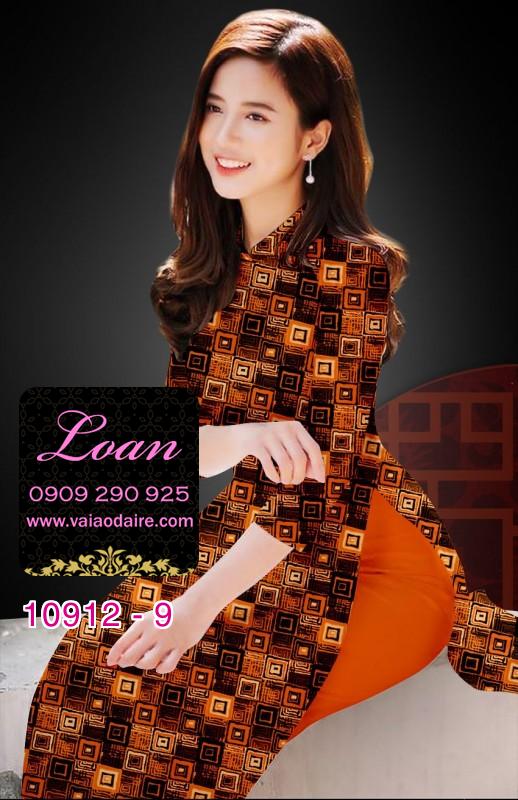 Vải áo dài hoa 3D