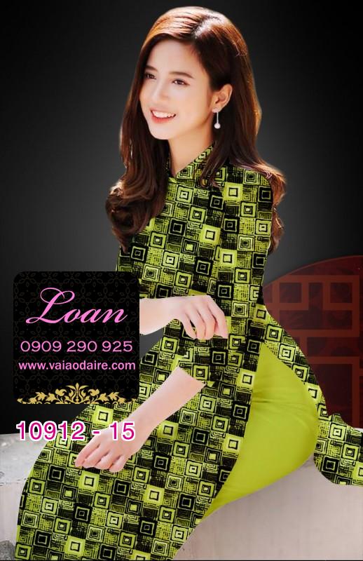 Vải áo dài hoa 3D