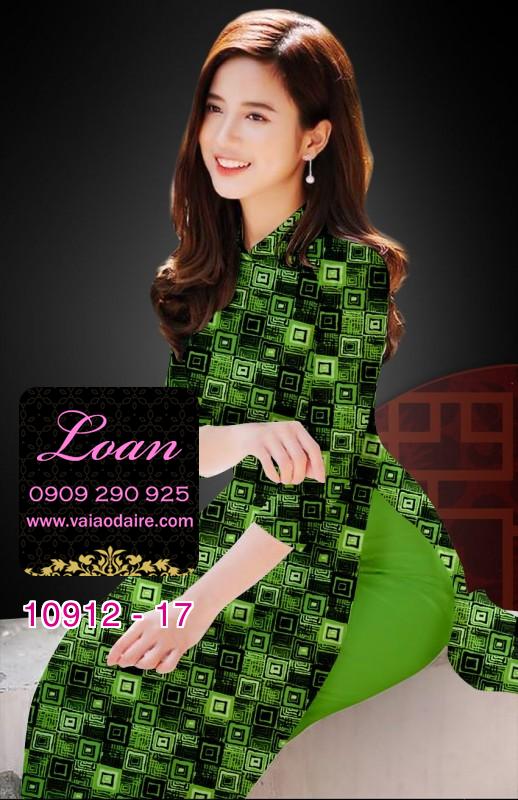 Vải áo dài hoa 3D