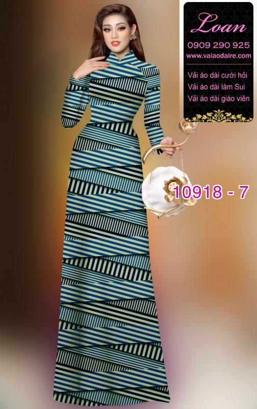 Vải áo dài hoa 3D