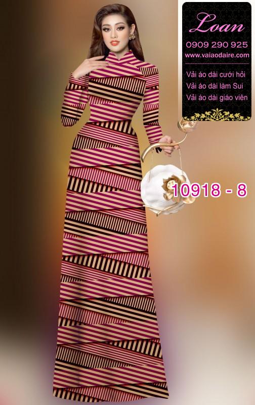 Vải áo dài hoa 3D