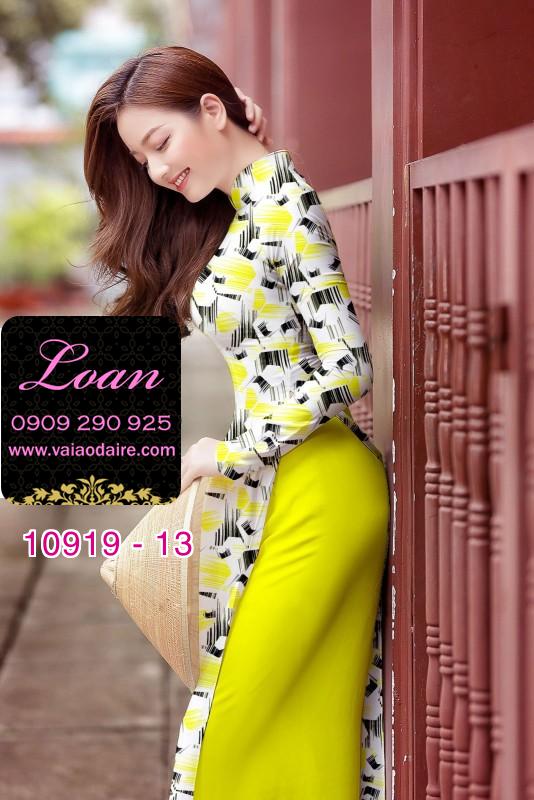Vải áo dài hoa 3D