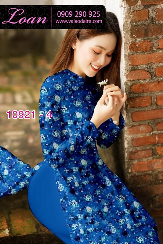 Vải áo dài hoa nhí