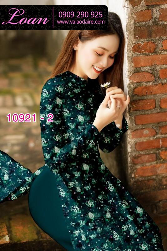 Vải áo dài hoa nhí