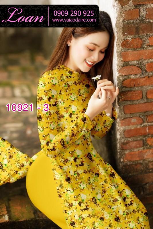 Vải áo dài hoa nhí