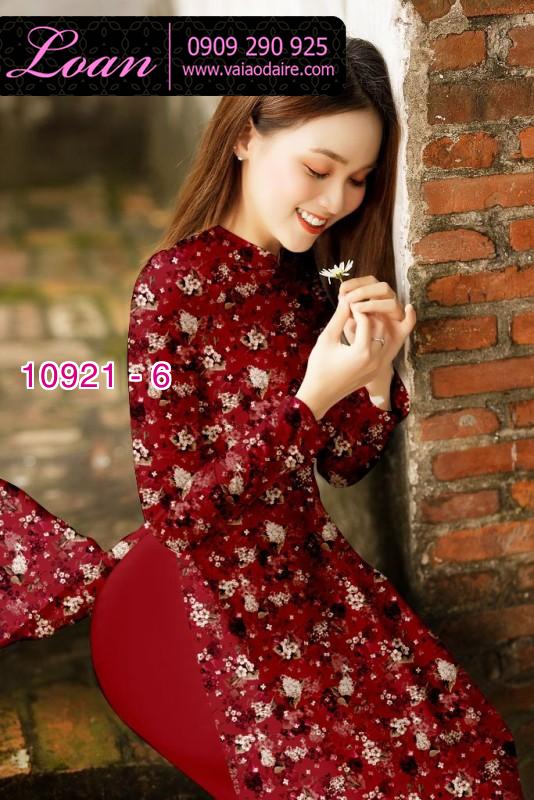 Vải áo dài hoa nhí