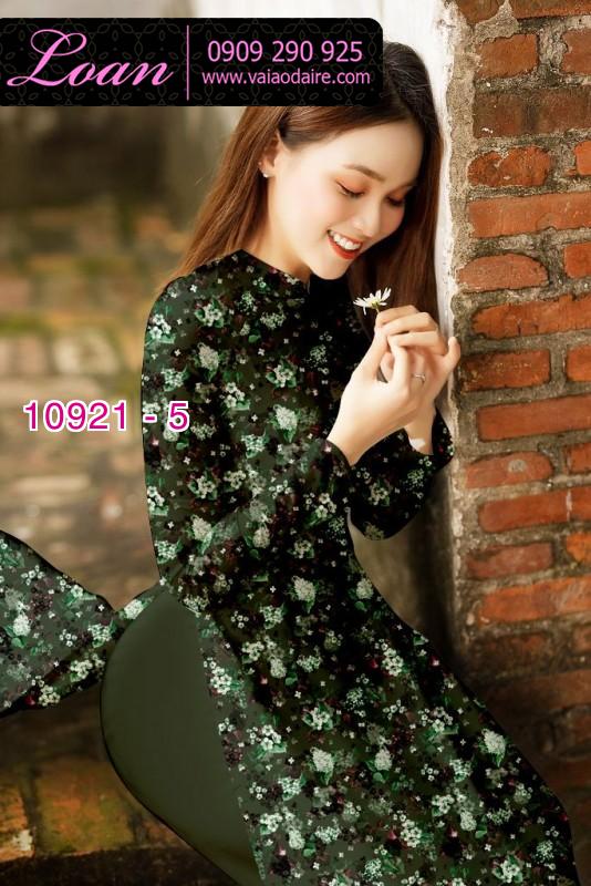 Vải áo dài hoa nhí