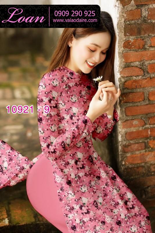 Vải áo dài hoa nhí