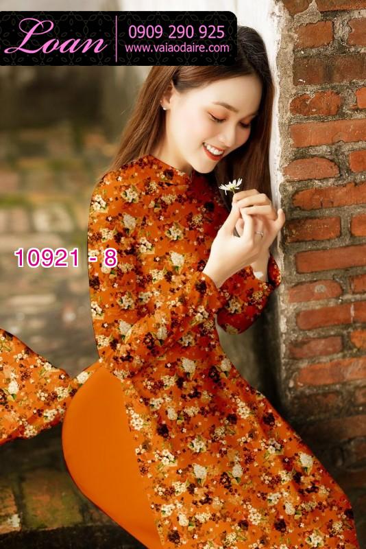 Vải áo dài hoa nhí