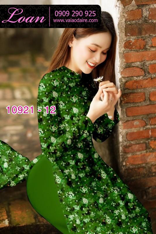 Vải áo dài hoa nhí