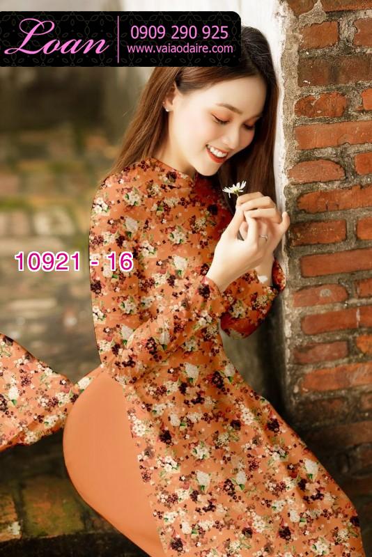Vải áo dài hoa nhí