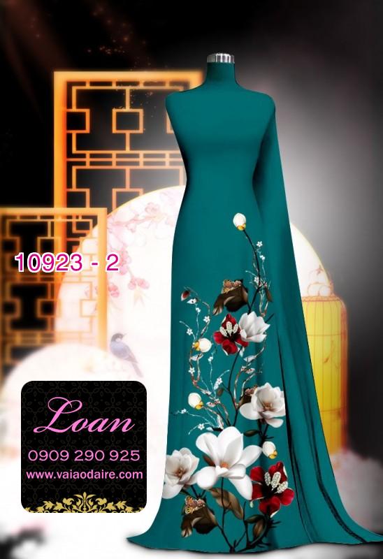 Vải áo dài hoa 3D Vải áo dài hoa 3D