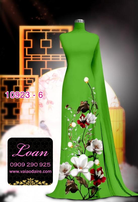 Vải áo dài hoa 3D Vải áo dài hoa 3D
