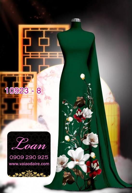 Vải áo dài hoa 3D Vải áo dài hoa 3D