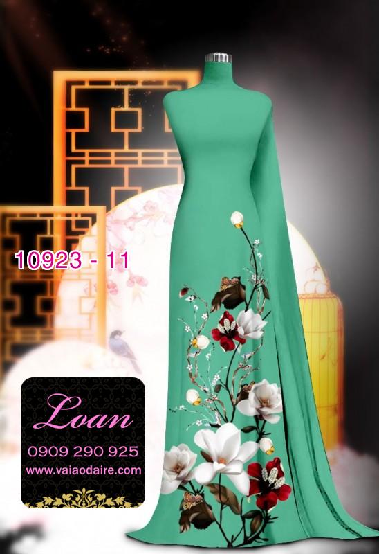 Vải áo dài hoa 3D Vải áo dài hoa 3D