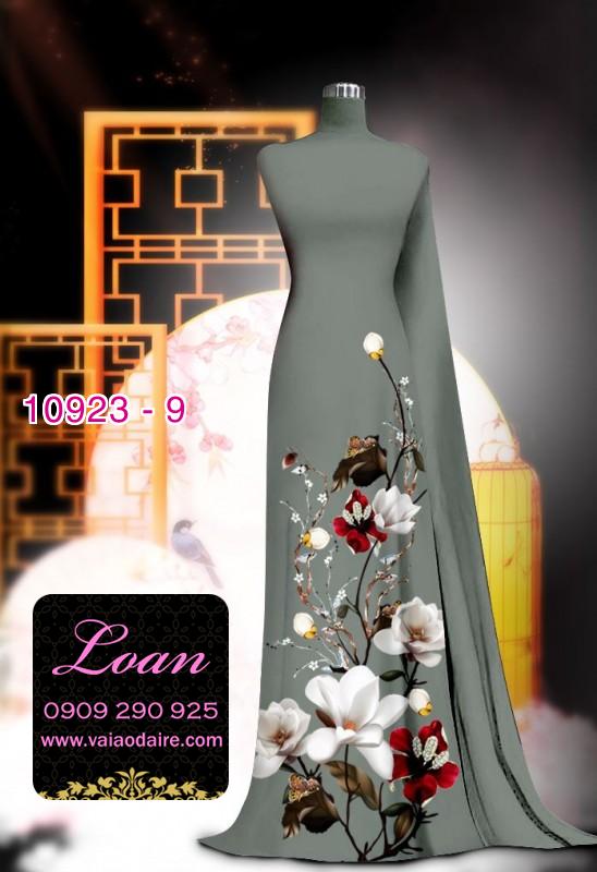 Vải áo dài hoa 3D Vải áo dài hoa 3D